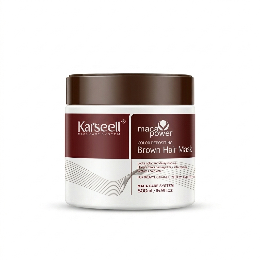 Karseell Maca Power Color Depositing Brown Hair Mask